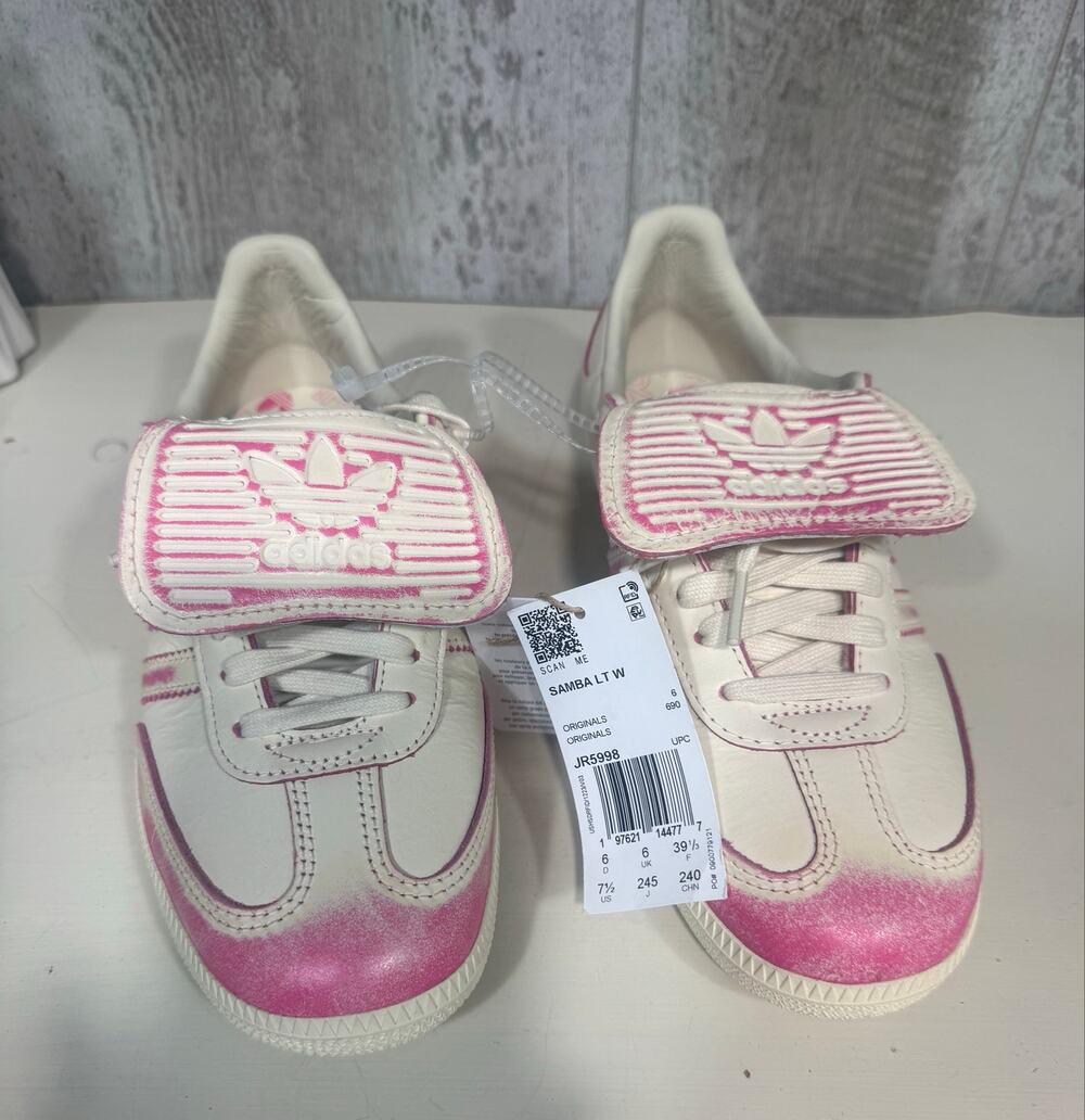 Adidas Samba LT W JR5998 Women’s 7.5 color fade pack cream shock pink Sneakers